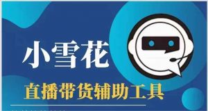 小雪花/小雨滴直播软件辅助工具,更名小不点,全方位直播带货辅助功能,让直播更轻松-三青创库