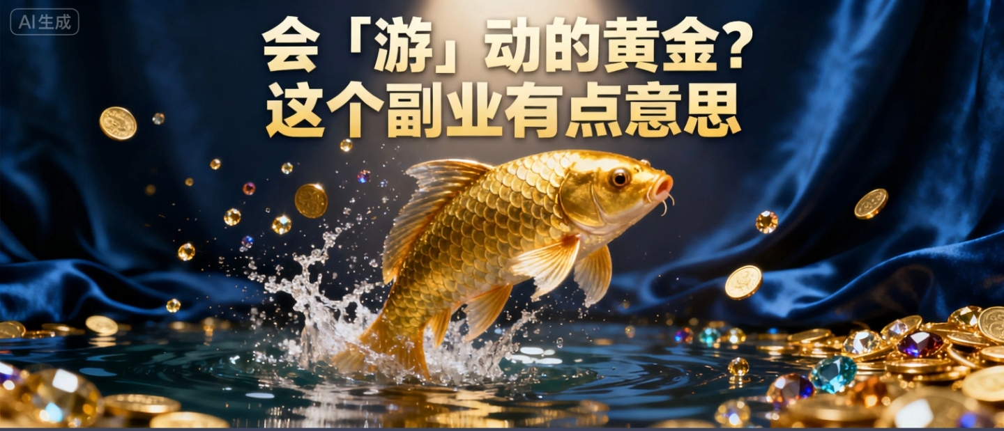 AI“凭空造鱼”带货新玩法，小白3分钟出一个爆款视频，号称单号月销1.5W+！-三青创库